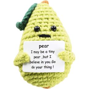 Crochet Potato Knitted Inspiring Potato Emotional Support for Office Living Room Bedroom Decor Gift for Women