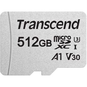Transcend 128GB MicroSDXC Class10 UHS-1 Memory Card with Adapter 45 MB/s (TS128GUSDU1)