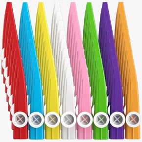 64 Pcs 8 Colors Plastic Kazoos Bulk for Kids, Early Childhood Educational Gifts Party Favors Gifts Prize Classrooms Musical Instrument