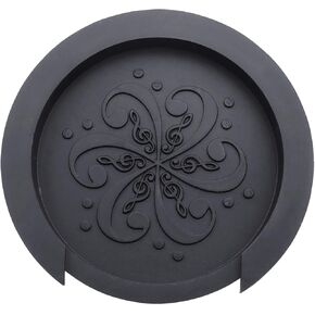 E-outstanding Black 40/41 inch Guitar Soundhole Cover Sound hole Rubber Cover for Acoustic Guitar