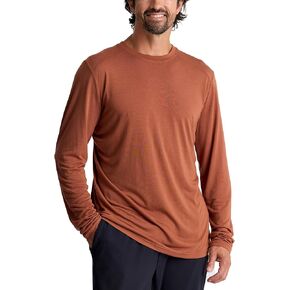 Free Fly Men's Bamboo Lightweight Long Sleeve Shirt - Quick Dry, Breathable Outdoor Shirt with Sun Protection UPF 20+