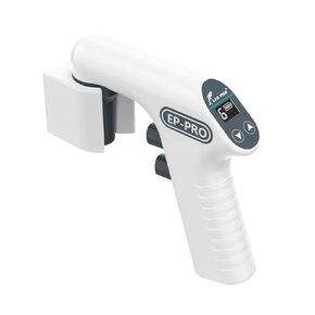 LAB FISH Laboratory Electronic Pipettors Pump Pipette Controller for Lab | 0.1~200ml Range 6 Adjustable Speeds | LCD Display 8h Rechargeable Lithium Battery with Standing Stand