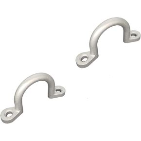 Replace Trailer Tie Loop 2" I.D. Aluminum Bolt-On Lashing Rope Tie Down Ring Horse (4 pc)