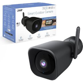 Feit Electric CAM/WM/WiFi 1080p HD Outdoor WiFi Smart Home Security Camera with Night Vision, 2-Way Audio, Black