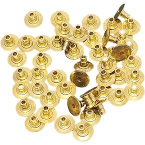 50 Pcs Approx Gold Earring Backs Extra Premium Gold Earring Backs Replacements/Premium Earring Stopper Golden/Earring Nuts Golden (Butterfly Brass 50Pcs Approx (Gold Plated))
