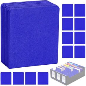 Moko Card Storage Box - 3000+ MTG Deck Box, 24 Colorful Dividers, Commander Card Deck Case, Fits Magic, Yugioh - Black Purple