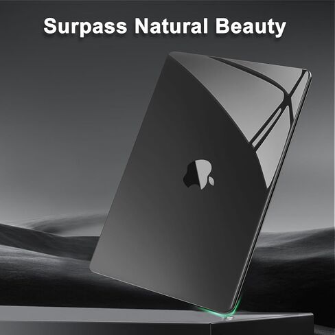 MOSISO Compatible with MacBook Air 13 inch Case 2024 2023 2022 M3 A3113 M2 A2681, Surpass Natural Beauty Plastic Hard Shell&Keyboard Cover&Screen Film&Type C for MacBook Air 13.6 inch,Crystal Midnight in Kuwait
