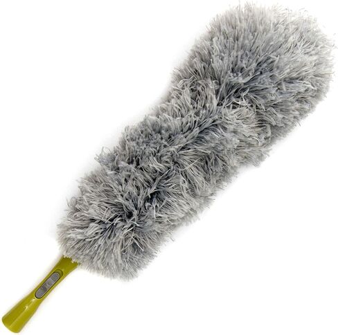 DocaPole Microfiber Feather Duster with 7-30 Foot Extension Pole for Dusting High Ceilings and Surfaces in Saudi Arabia