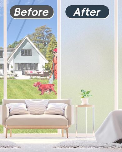 One Way Privacy Window Film - Window Privacy Film See Out Not in Removable Window Tint for Home Reflective Static Cling Window Film Heat Blocking 17.5 Inch X 157 inch in Saudi Arabia