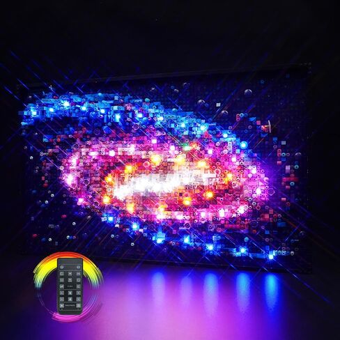 مجموعة إضاءة LED لمجموعة مجرة ​​درب التبانة من Lego Art، إضاءة LED متوافقة مع نماذج مكعبات البناء Lego 31212 (لا تتضمن مجموعة Lego) in Saudi Arabia