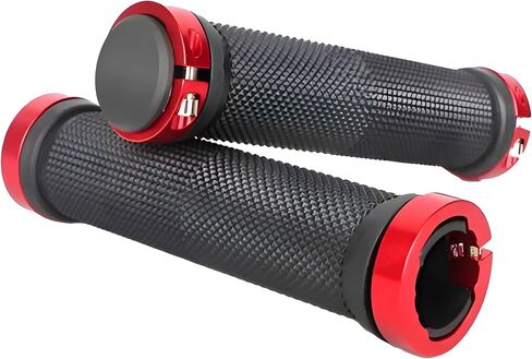 JacobsParts Double-Sided Aluminum Locking Bicycle Mountain Bike Handlebars Grips, in Saudi Arabia