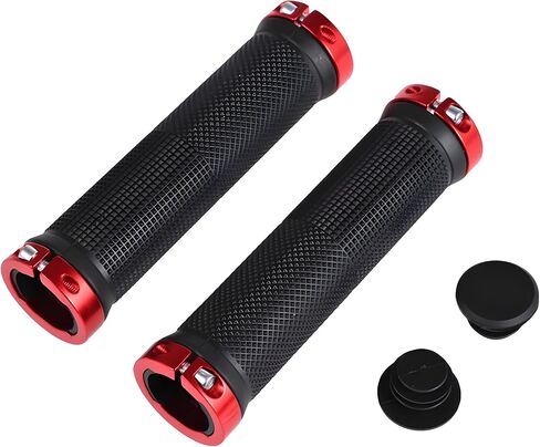 JacobsParts Double-Sided Aluminum Locking Bicycle Mountain Bike Handlebars Grips, in Saudi Arabia