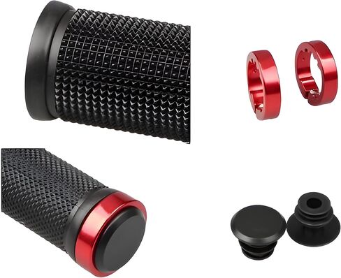 JacobsParts Double-Sided Aluminum Locking Bicycle Mountain Bike Handlebars Grips, in Saudi Arabia