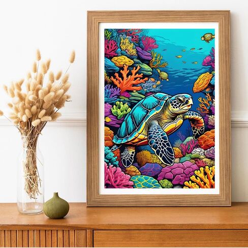 Cat Diamond Painting Kits, Cute Cat Diamond Painting Kits for Adults,DIY Diamond Painting Diamond Art,Round Full Drill Diamond Art Kits for Home Decor Gift-12x16in in Saudi Arabia