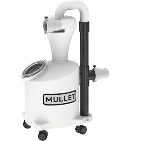 Mullet High-Speed Cyclone Dust Collector - Sawdust Separator Vacuum | Dust Collectors for Woodworking, Hobbyist Debris Extractor