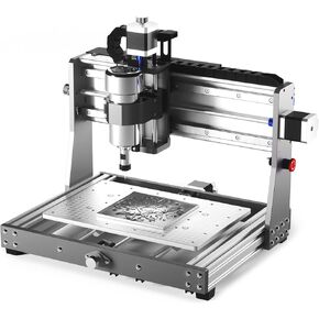 CNC 3018-PRO Router Kit GRBL Control 3 Axis Plastic Acrylic PCB PVC Wood Carving Milling Engraving Machine with Offline Controller, XYZ Working Area 300 x 180 x 45mm