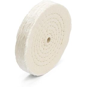 ENKAY - 6" Extra Thick Spiral Sewn Buffing Wheel (80 Ply)