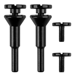 Cut Off Wheel Mounting Mandrel Holder 3/8" & 1/4" Arbor Hole, 4 Pack Cut-Off Wheel for Die Grinder Accessories Drill Bits Tool