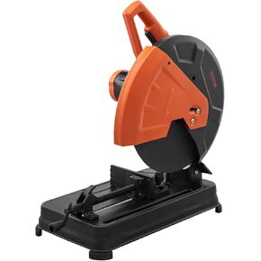 VEVOR Abrasive Chop Saw,14in / 35cm Blade Cut Off Saw,2300W 3600RPM Steel Cutting Machine,0-45Degrees Adjustable Angle Miter Saw for Cutting Metal Cutting Chop Saw for Steel Rebar Iron Aluminum Black