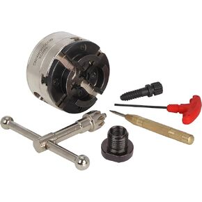 SCR4-4 Wood Lathe Chuck, 4-Jaw Self-Centering Chuck, with 1"x8TPI thread & 3/4"x16TPI Adapter
