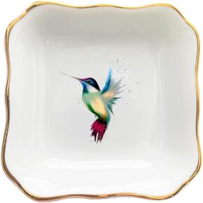 BAT TRANG Hummingbird Ring Dish, Hummingbird Gifts, Gifts For Hummingbird Lovers, Personalized Gifts Hummingbird Gifts For Her, Bird jewelry dish, Hippie trinket tray