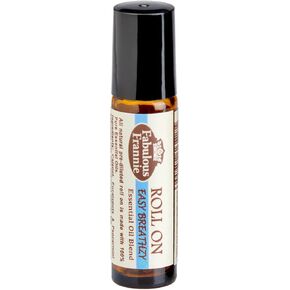 Fabulous Frannie Easy Breathzy Essential Oil Blend Roll On made with Pure Essential Oils .33 Ounce (Pack of 1)