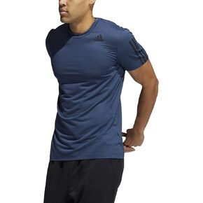 adidas Men's Primeblue Designed 2 Move 3-Stripes Tee in Saudi Arabia