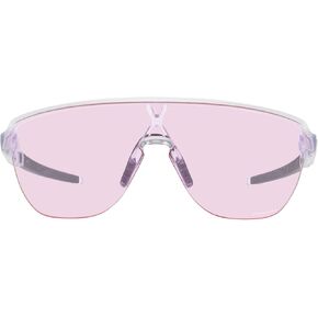 نظارات شمسية مستطيلة الشكل من Oakley OO9248A Corridor Low Bridge Fit، أسود مطفي/Prizm Road، 42 مم