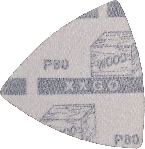 XXGO 100 Pcs 60 Grits 3-1/2 Inch 90mm Triangle Multitool Sanding Paper XG902060 in Saudi Arabia