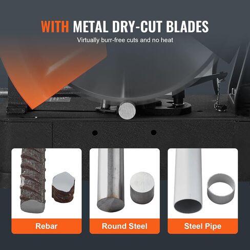 VEVOR Abrasive Chop Saw,14in / 35cm Blade Cut Off Saw,2300W 3600RPM Steel Cutting Machine,0-45Degrees Adjustable Angle Miter Saw for Cutting Metal Cutting Chop Saw for Steel Rebar Iron Aluminum Black in Saudi Arabia