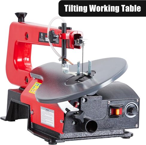 16-Inch Variable Speed Scroll Saw with Extra-Large Adjustable Tilting Table – Ideal for Woodworking Projects and Precision Cuts in Kuwait