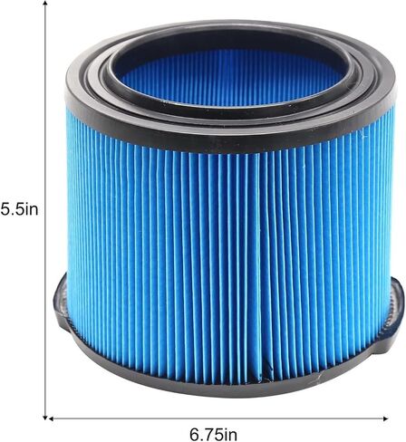 2 Pack VF3500 Filter Replacement for Ridgid Shop Vac 3/4/4.5 Gallon Vacuums | Compatible with 3-4.5 Gallon Wet Dry Vacuum Cleaner, Fits WD4050, WD3050, WD4080, WD4522, 4000RV, 4500RV, 3-Layer Filter in Saudi Arabia