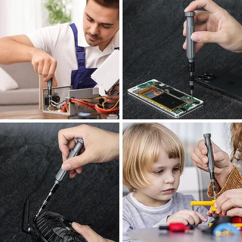 Precision Screwdriver Set, SOONAN 150 in 1 Electronics Tool Kit with 120 Bits Magnetic Screwdriver Set & 30-bit Tool Set Handy Repair Tool for Computer Phone Watch Camera Laptop, Orange in Saudi Arabia