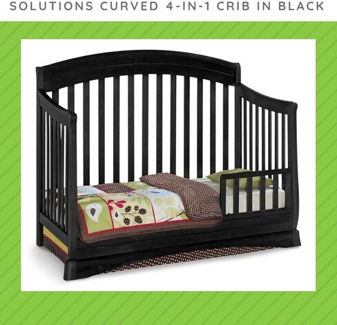 CC KITS Toddler Bed Safety Guard Rail for Delta & Serta Cribs (Walnut Espresso - 1324, #0094) in Kuwait