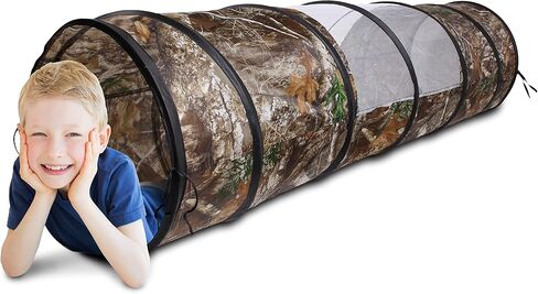 NKOK Realtree Pop Up Playhouse, Easy Set Up, Indoor, Outdoor, Premium No Fade Fabric, Realtree Edge Pattern in Saudi Arabia