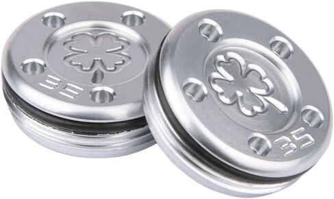 OGECLF 4pcs/set Silver Lucky Clover Golf Weights Kit for Titleist Scotty Cameron Newport, Phantom, Futura, GoLo, California Putters 5g 10g 15g 20g 25g 30g 35g 40g 45g for Option in Saudi Arabia
