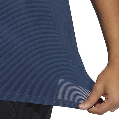 تيشيرت Primeblue للرجال من أديداس بتصميم 2 Move 3-Stripes in Kuwait