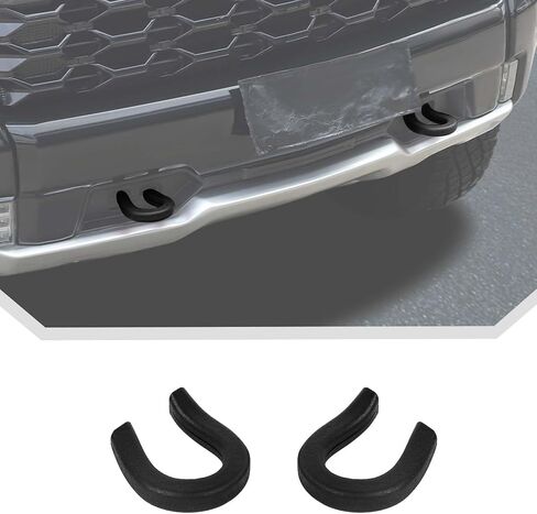 JeCar Bumper Tow Hook Protector Covers Fit for Chevrolet Silverado Trailer Hitch Cover Compatible with Chevy Silverado 1500/GMC-Sierra 2014-2024 (Red) in Saudi Arabia