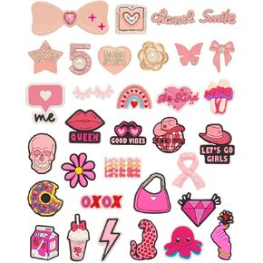 CTLUUT Bling Shoe Charms for Women Cute Black Girl Shoe Decoration Accessories for Clog Cool Gold Shoe Stickers for Bubble Slides for Teens Adults