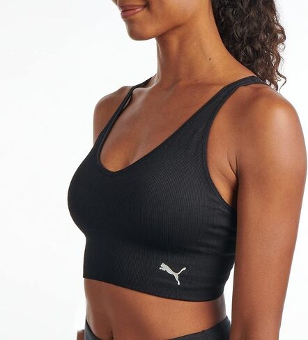 PUMA Women's Seamless Sports Bra, Bright Pink, Medium in Saudi Arabia