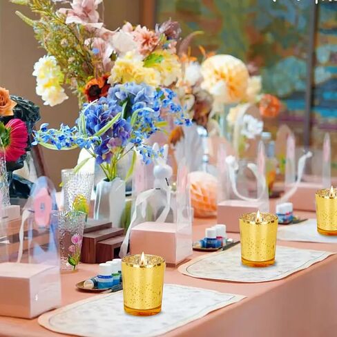 SOFT BREEZE 24 Pack Unscented Votive Candles in Glass, White Glass Tealight Candles,Votive Candles Bulk, Transparent Glass Filled,Ideal Gifts for Wishing,Spa, Weddings, Birthdays,Holidays, Party in Saudi Arabia