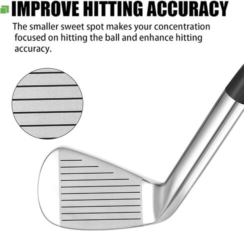 يساعد مدرب التأرجح MAZEL Mini Driver/Iron Golf Clubs على تحسين دقة وسرعة الضرب in Kuwait