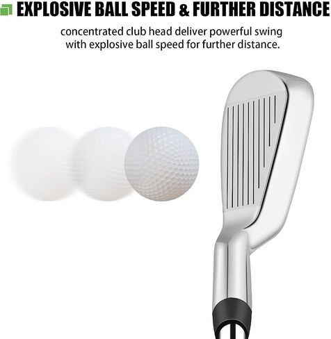 يساعد مدرب التأرجح MAZEL Mini Driver/Iron Golf Clubs على تحسين دقة وسرعة الضرب in Kuwait