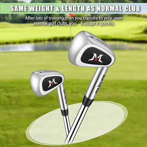 يساعد مدرب التأرجح MAZEL Mini Driver/Iron Golf Clubs على تحسين دقة وسرعة الضرب in Kuwait