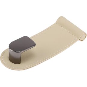 1 Pcs for Purses and Bags Handbag Grocery Bag Car Storage Hooks Sturdy Front Passenger Glove Box Hook Gray Faux Leather 4.33"x1.73"