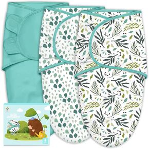 Cute Castle 3-Pack Baby Swaddle Sleep Sacks - Perfect Boxs - Newborn Swaddle Sack - Ergonomic Baby Swaddles Warp Blanket for Boys and Girls (Small 0-3 Months),Unicorn, Lion, Tiger