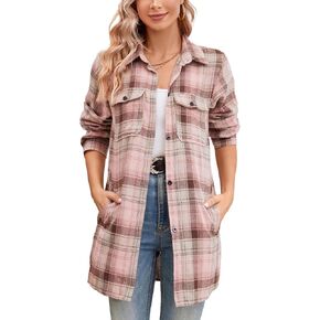 SANGTREE Girls & Womens Plaid Button Down Shirts