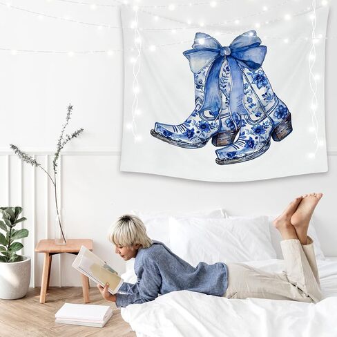 LiTiu Black Bow Preppy Room Decor Tapestry, Trendy Coquette Wall Decor Wall Hanging for Girls Bedroom Dorm, 50x60 in(Unframed) in Kuwait
