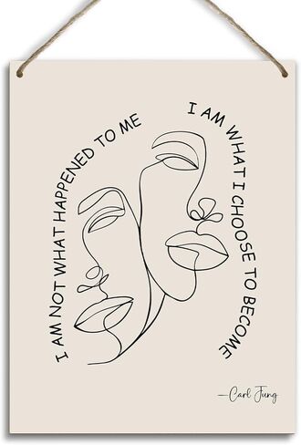 Mental Health Therapy Office Wooden Hanging Wall Decor Positive Energy Wood Sign Positive Affirmations Wood Wall Decor Office School Classroom Nursery Homes chool Decor Therapist Gifts 8''X10'' (DH88) in Kuwait