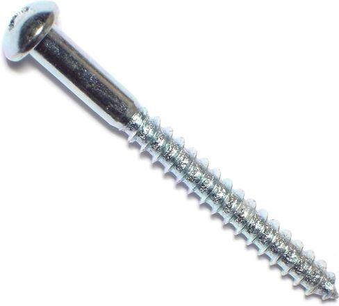 014973299453 Phillips Round Wood Screws, 4 x 1/2, Piece-72, zinc in Saudi Arabia